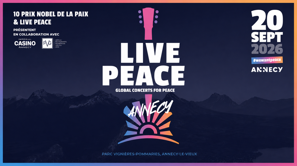 Live Peace Annecy 2026: Groupe PVG Renews Its Support